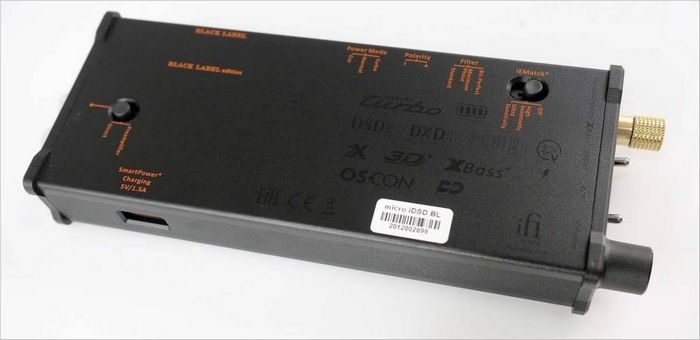 Az iFi micro idsd black labe hordozható DAC Az iFi micro idsd black labe hordozható DAC
