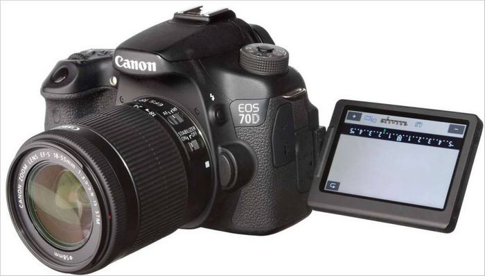 Canon EOS 70D DSLR - Megjelenítés