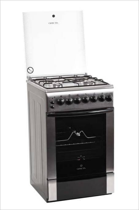 Greta GK 52 CG 44 X -0A gáztűzhely elektromos grillel