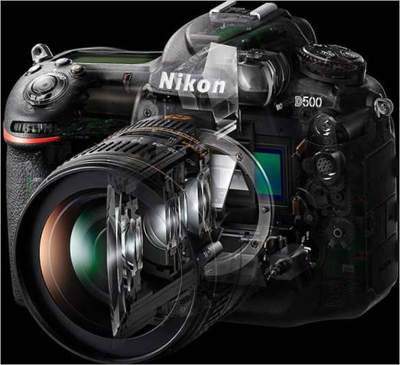 Nikon D500 tükörreflexes fényképezőgép