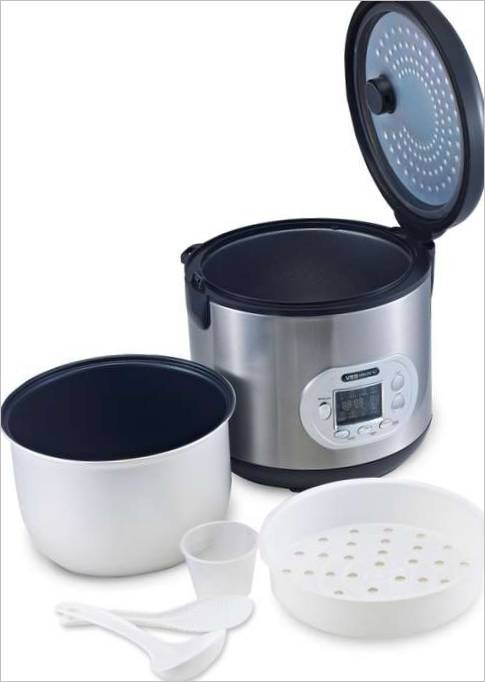 VES Electric LED EZ Cooker SK-A12 multicooker - készlet