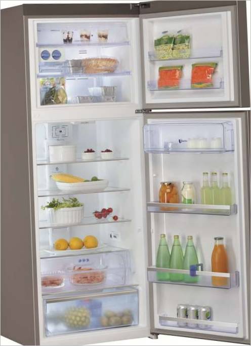 Whirlpool WTV 4597 NFC IX hűtőszekrény nyitott ajtókkal
