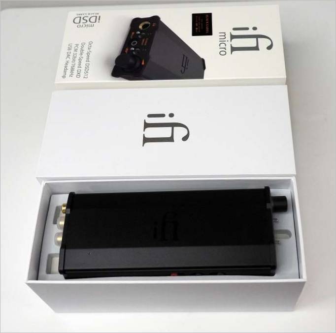 Az iFi micro idsd black labe hordozható DAC Hordozható DAC iFi micro idsd fekete labe
