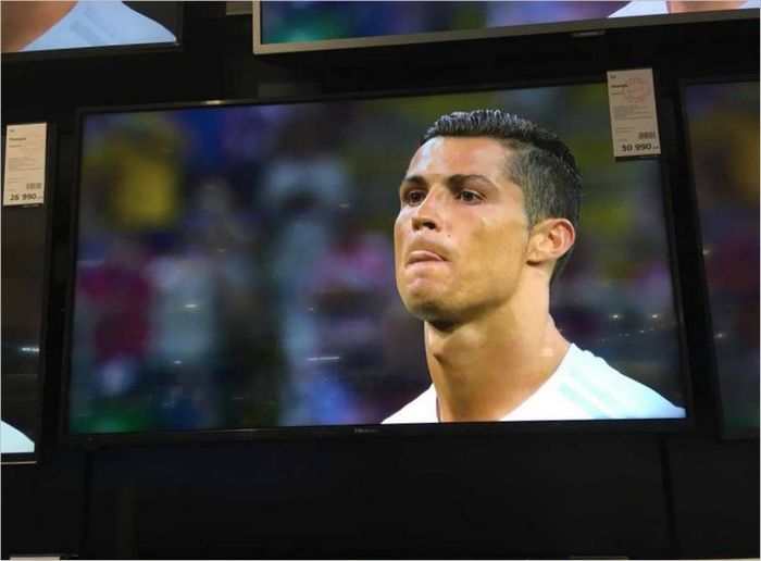 Ronaldo a TV-ben