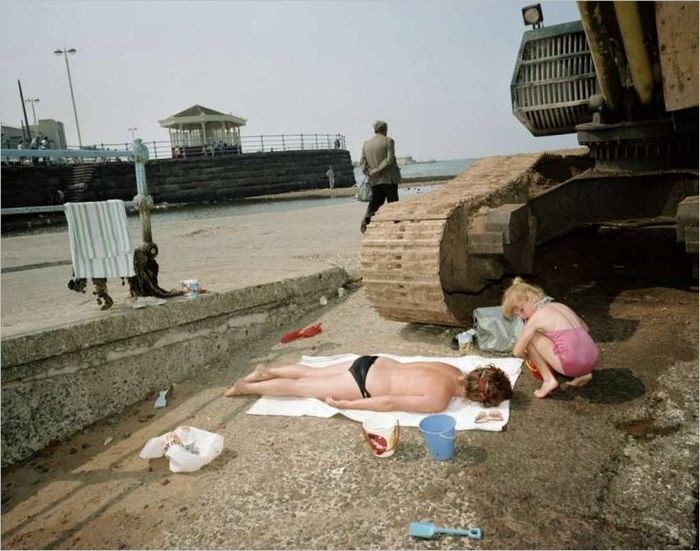 Martin Parr. A sorozatból "Utolsó menedék. Fotók New Brightonról". 1983-1985